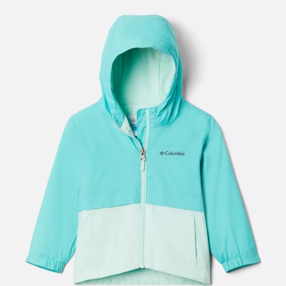 Aqua Seafoam Columbia 3T Teal Winter Rain Jacket